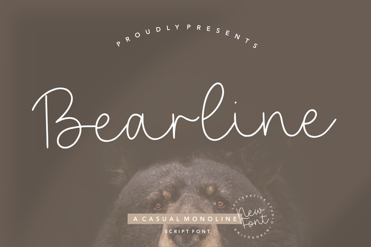 Bearline字体 1