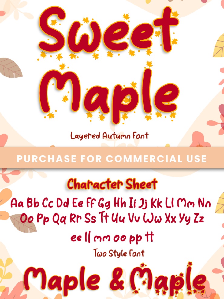Sweet Maple字体 1