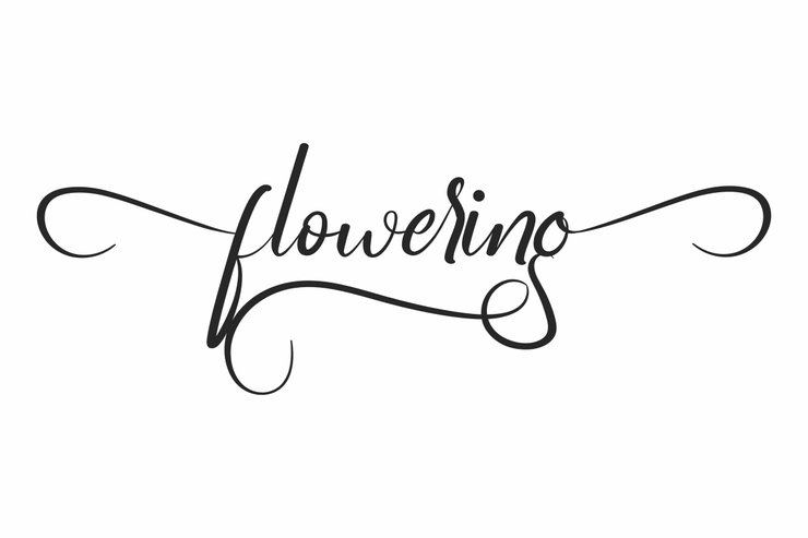 Flowering字体 1