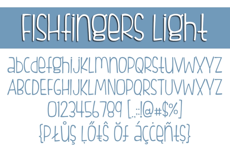 FISHfingers字体 2