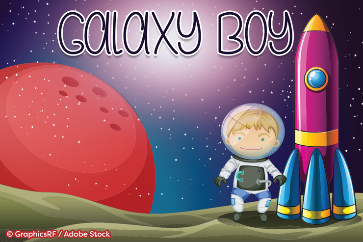 Galaxy Boy字体 1