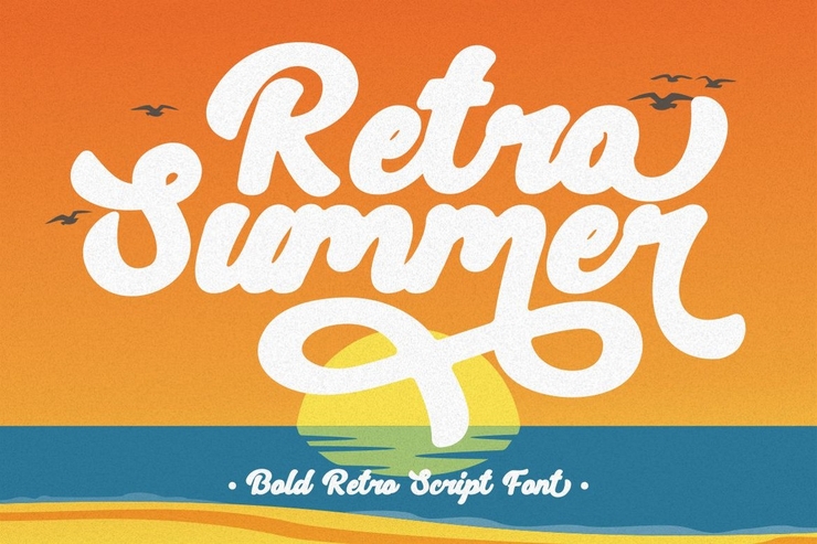 Retro Summer字体 1