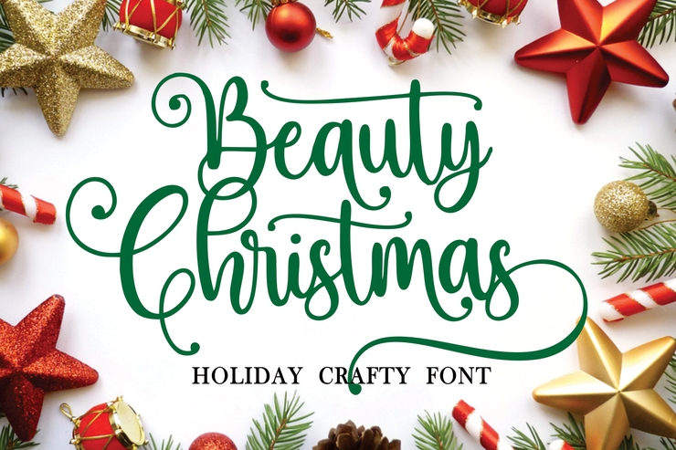 Beauty Christmas字体 5