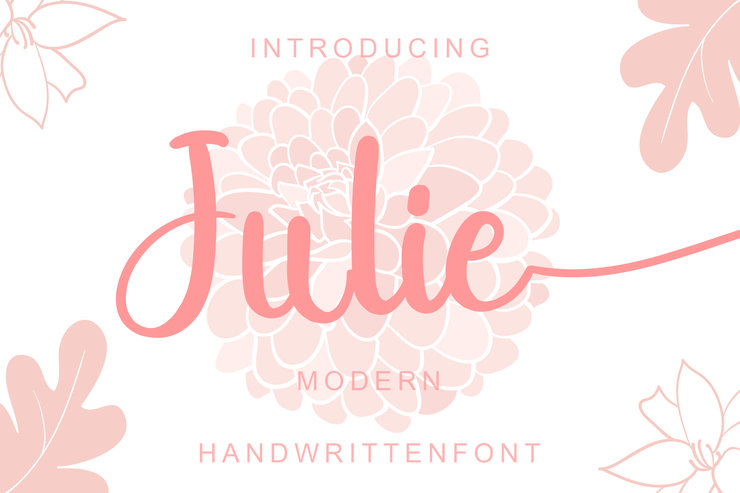 Julie字体 1