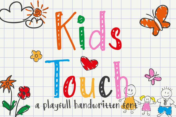 Kids Touch字体 9