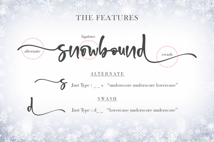 snowbound字体 1