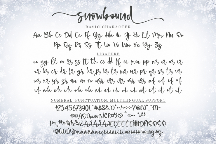 snowbound字体 9