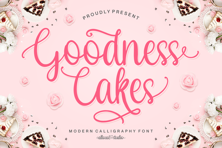 Goodness Cakes字体 8