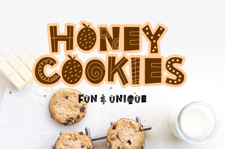 Honey cookies字体 2