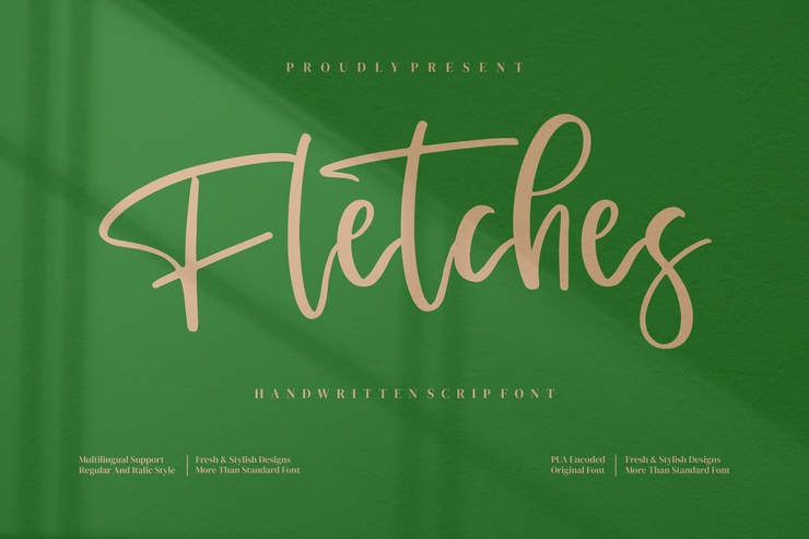 Fletches字体 6