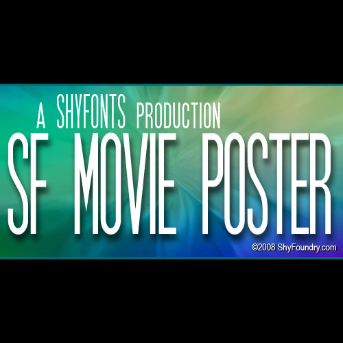 SF Movie Poster字体 1