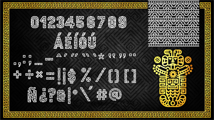 Zilap Precolombino字体 3