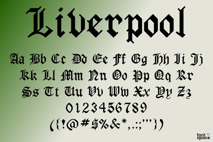 Liverpool字体 1