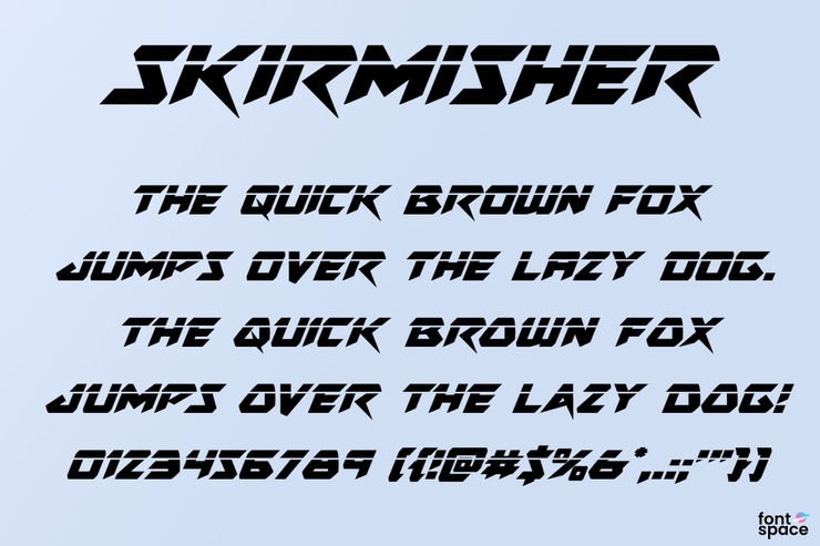 Skirmisher字体 2