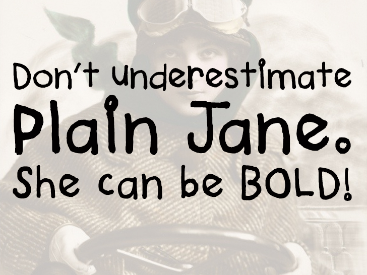 Plain Jane Bold字体 1