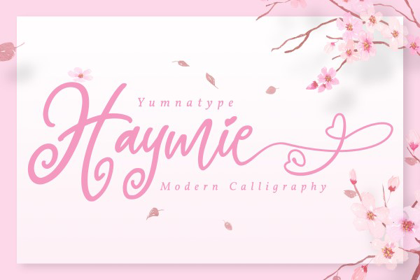 Haymie字体 3