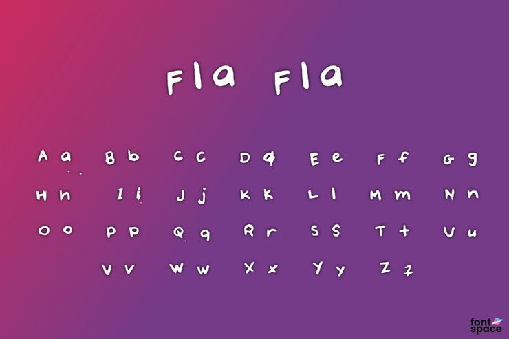 Fla Fla字体 1