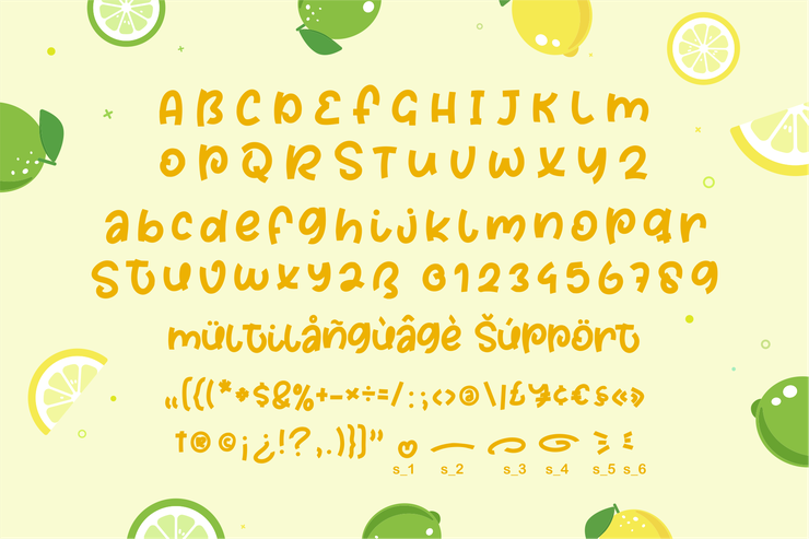 Fresh Lemon字体 5