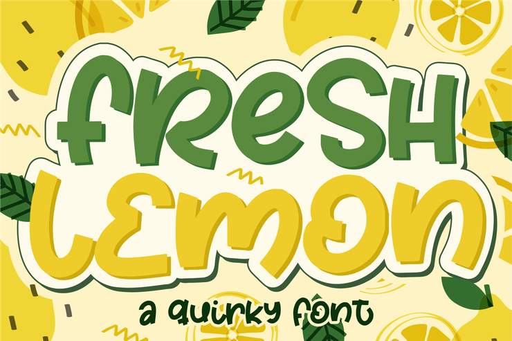 Fresh Lemon字体 6