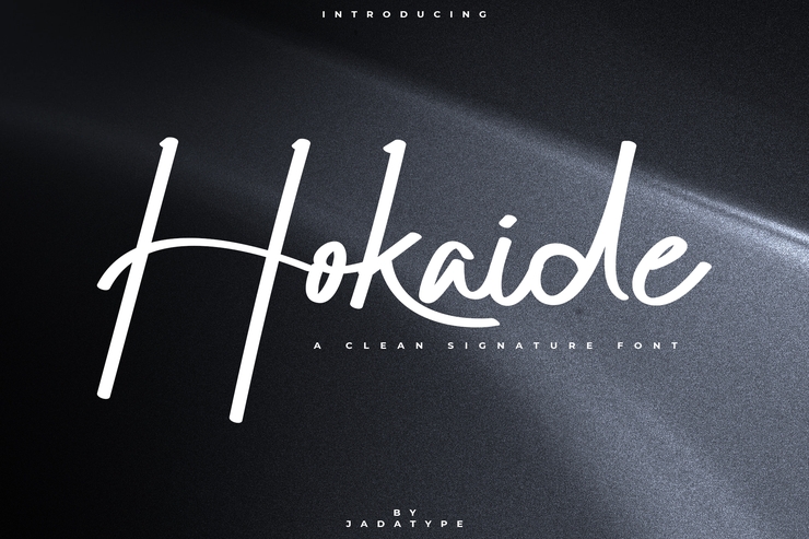 Hokaide字体 3