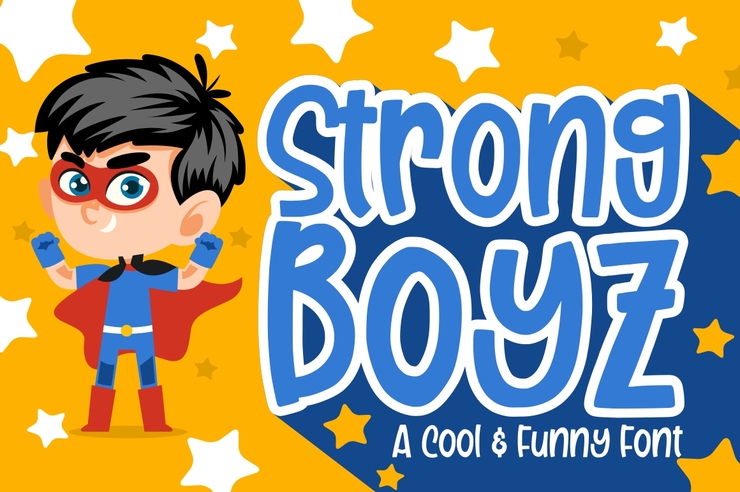 Strong Boyz字体 6