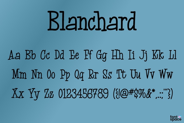 Blanchard字体 1