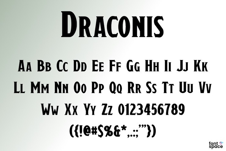 Draconis字体 1