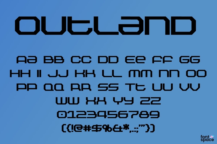Outland字体 1