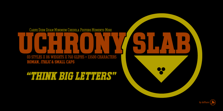 Uchrony Slab Serif字体 5