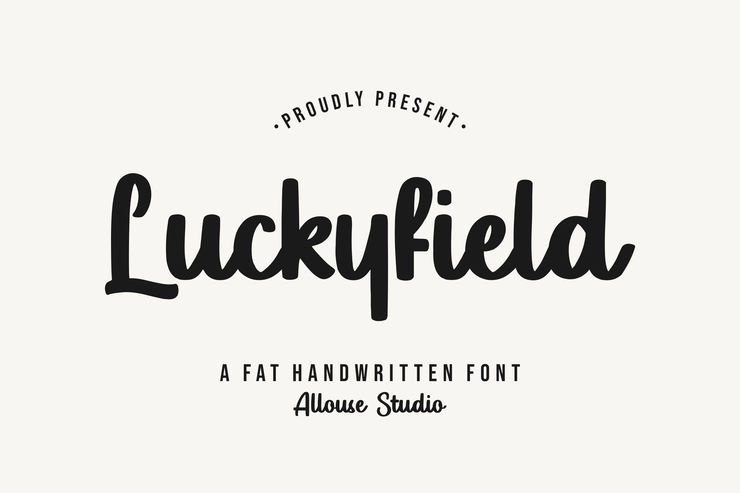 Luckyfield字体 9
