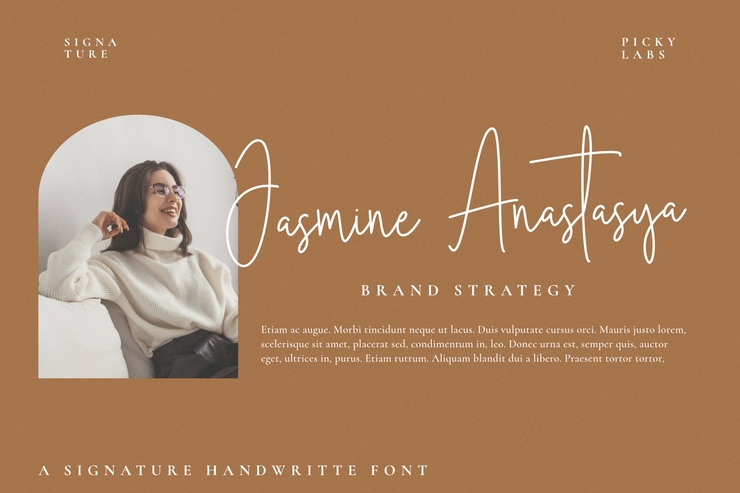 Jasmine Anastasya字体 5