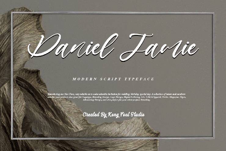 Daniel Jamie字体 1
