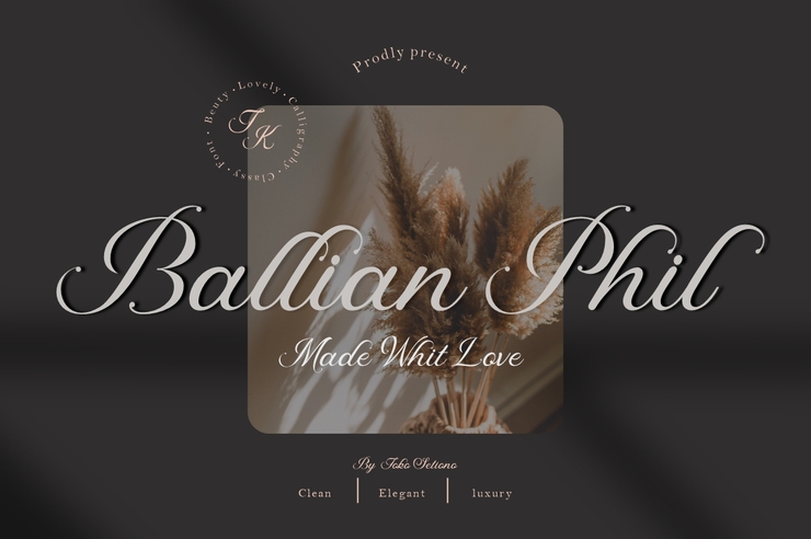 Ballian Phil字体 1