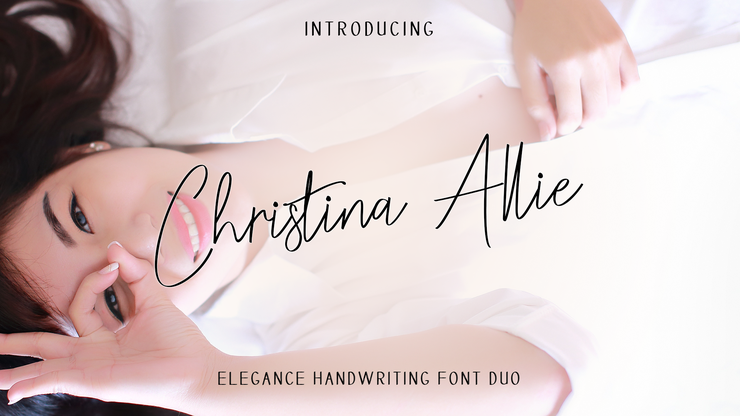 Christina Allie字体 6