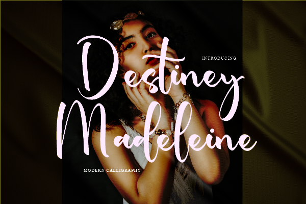 Destiney Madeleine字体 3