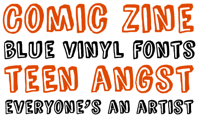 Comic Zine字体 1