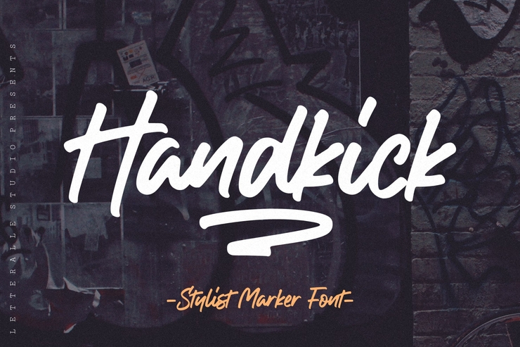 Handkick字体 1