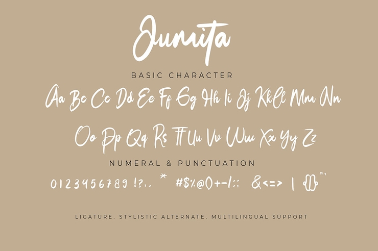 Jamita字体 3
