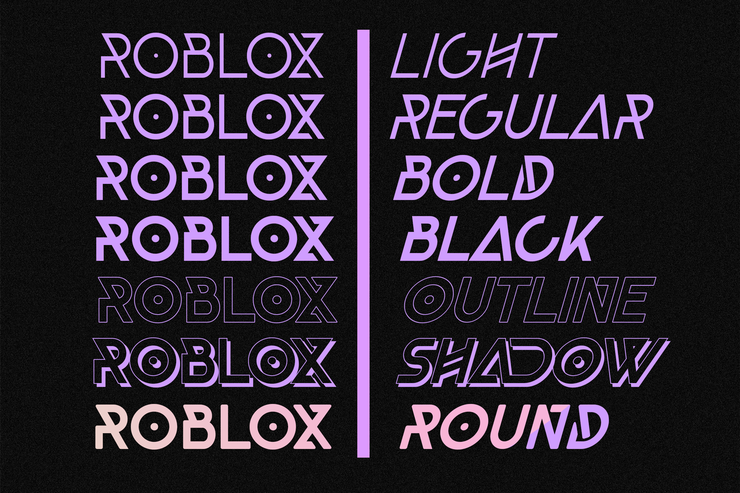 Roblox字体 3