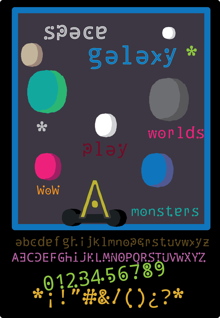 space galaxy字体 1