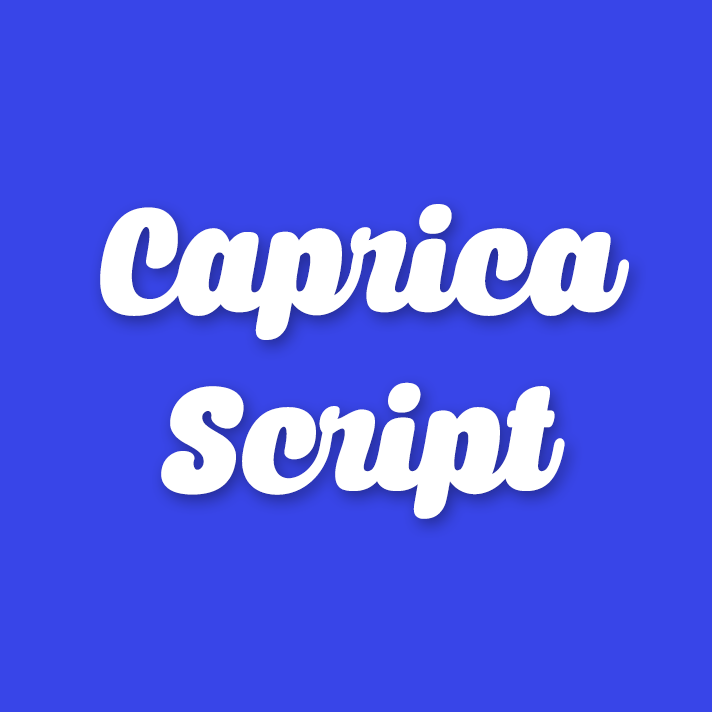 Caprica Script字体 1