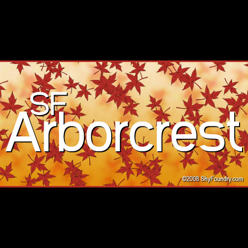 SF Arborcrest Medium字体 1