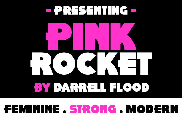 Pink Rocket字体 1