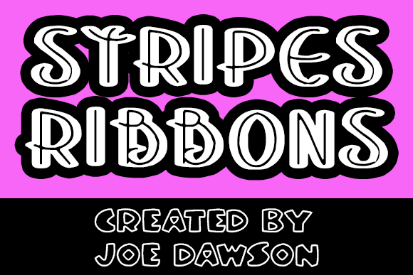 Stripes and Ribbons字体 1