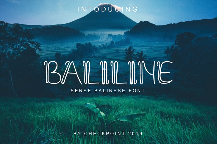 Baliline字体 1