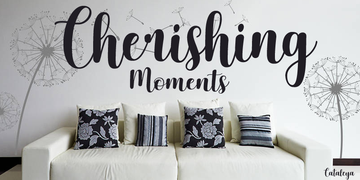 Cherishing Moments字体 1