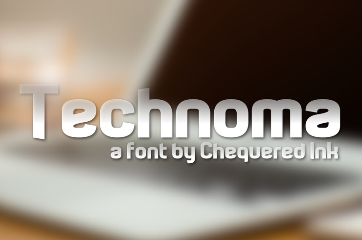 Technoma字体 1