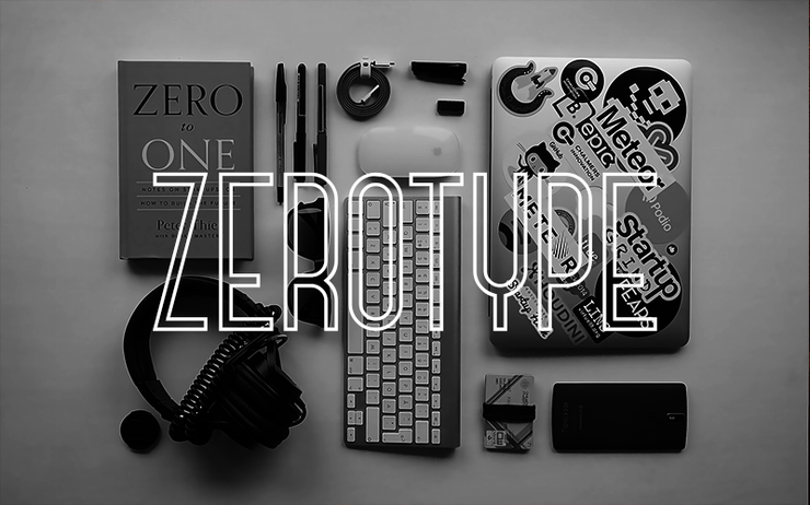 Zerotype字体 1
