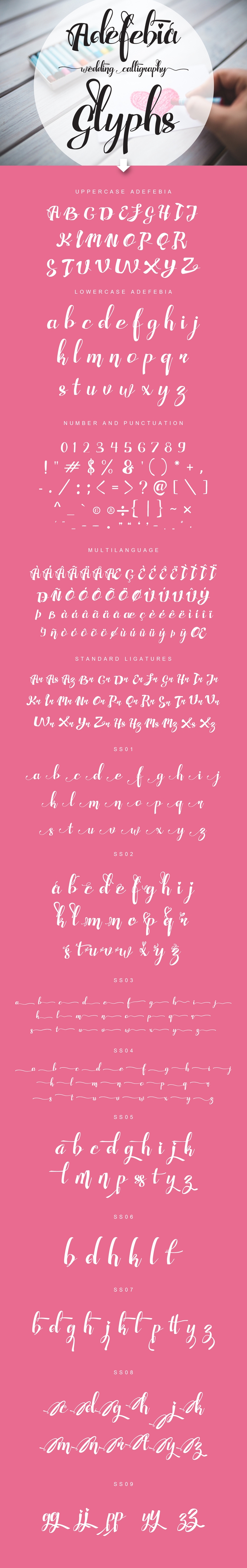 Adefebia字体 6