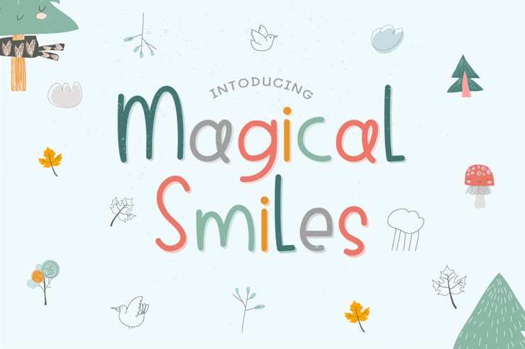 Magical Smiles字体 5